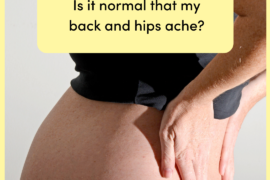 hips ache during pregnancy because of pelvic girdle pain